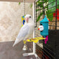 Pet Bird House Standing Pole（Random Color）