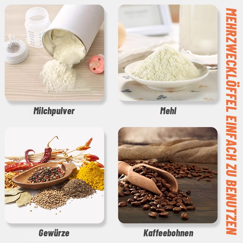 Messlöffelset aus Edelstahl/Stainless steel measuring spoon set