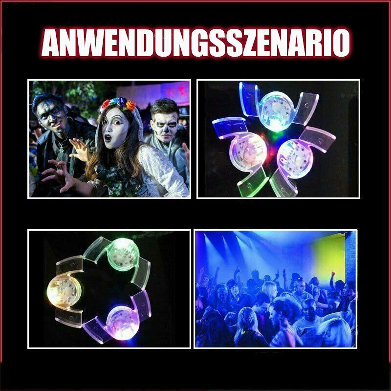 Glitzer-LED-Halloween-Glitzer-Mundbedeckung
