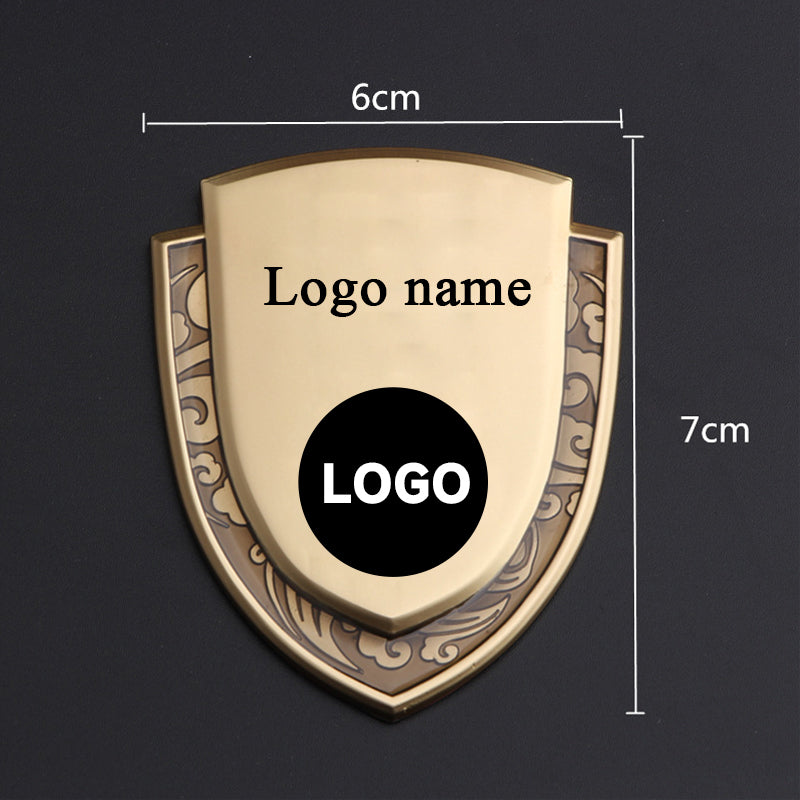 Auto dekorative Seitenmarkierungen aus Metall/car decorative metal side markers