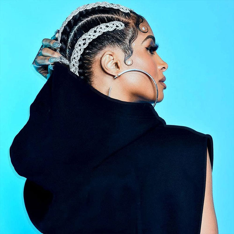 Rhinestone Dreadlocks Headband