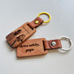 Personalized Wood Keychain - Laser Engraved