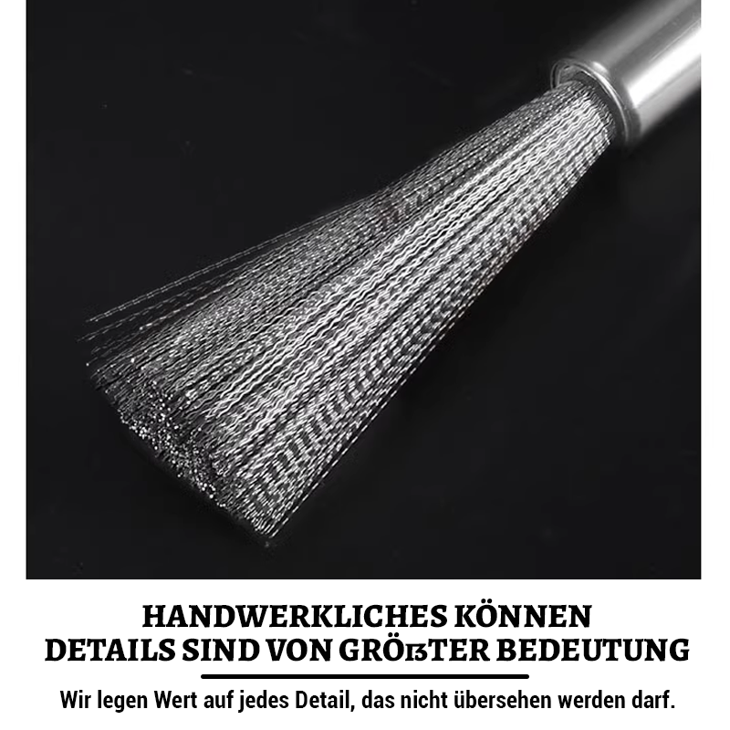 Topfbürste aus Edelstahl/stainless steel pot brush