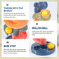 Children'S Stacking Shooting Track Rolling Ball
