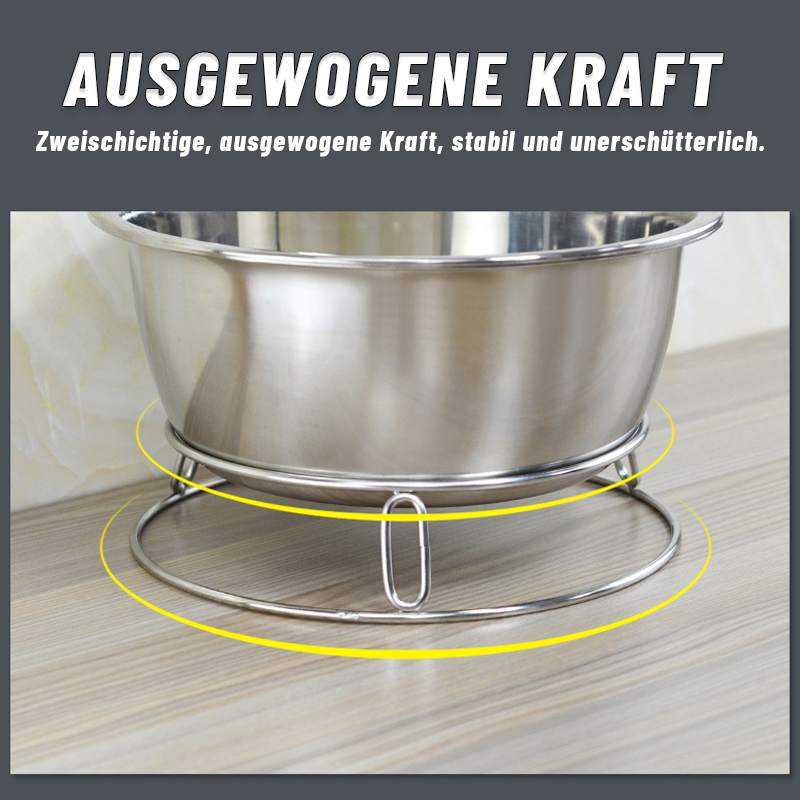 Küchentopfregal aus Edelstahl/stainless steel kitchen pot rack