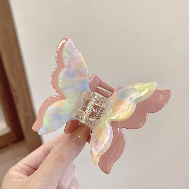 Double Layer Butterfly Hair Clips