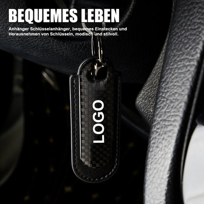 Auto-Schlüsselanhänger aus Kohlefaser/carbon fiber car keychain