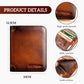 Multi-functional RFID Blocking Waterproof Durable Genuine Leather Wallet