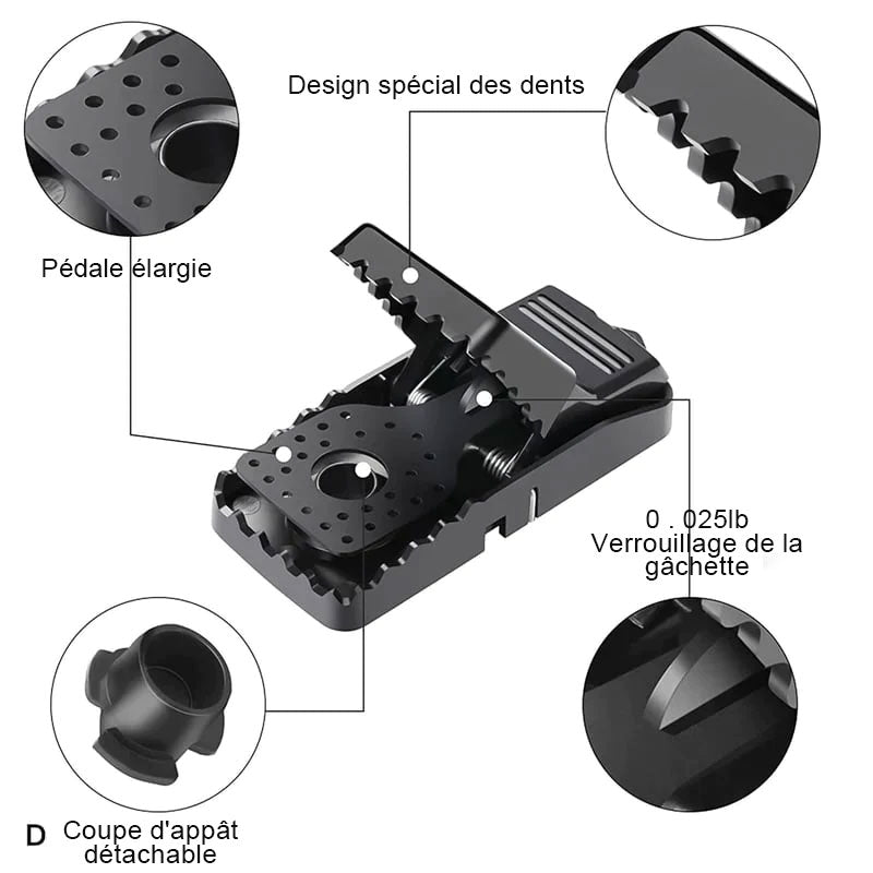 ✨2023 Nouvelle Piège à Souris Rapide et Efficace, Sécuritaire et Sanitaire