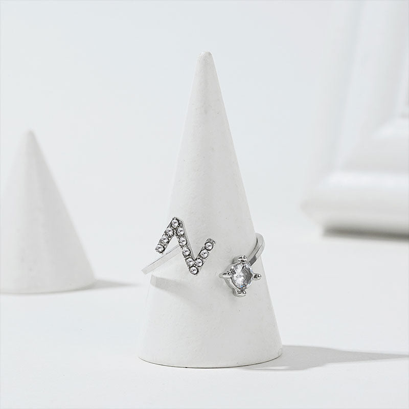 Adjustable Letter Ring