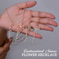 Customized Name Flower Necklace
