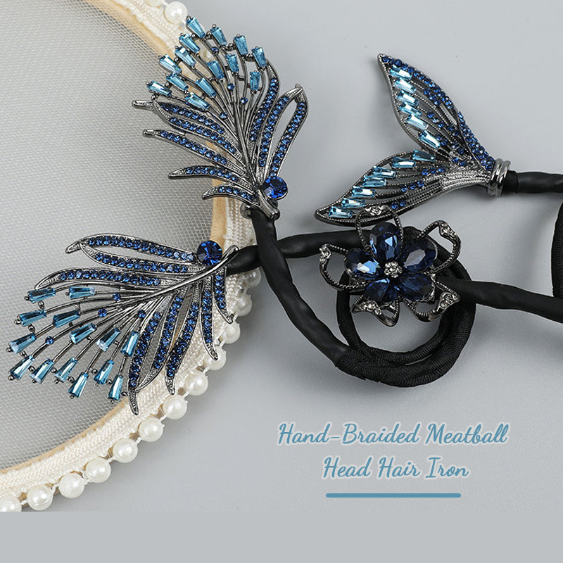 Hand-Braided Meatball Head Hair Iron