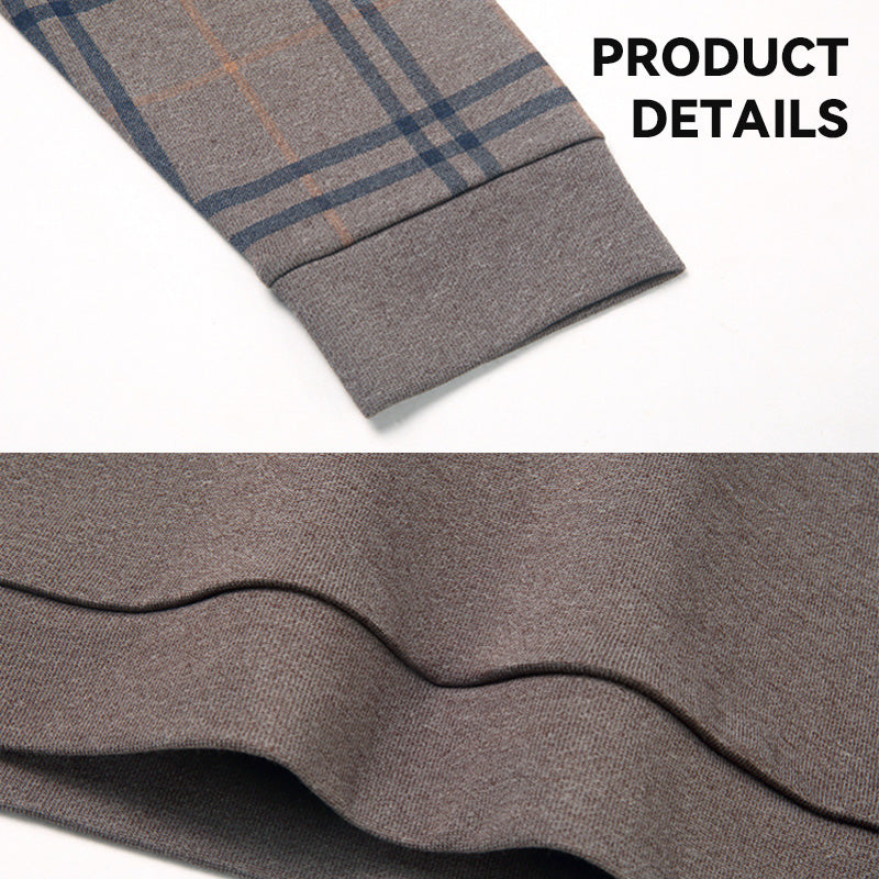 Fake To Deler Strikket Pullover - Fake Two Pieces Knitted Pullover