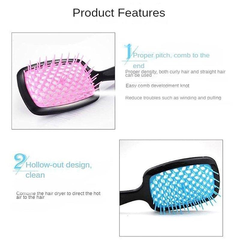 Square Hollow Massage Comb