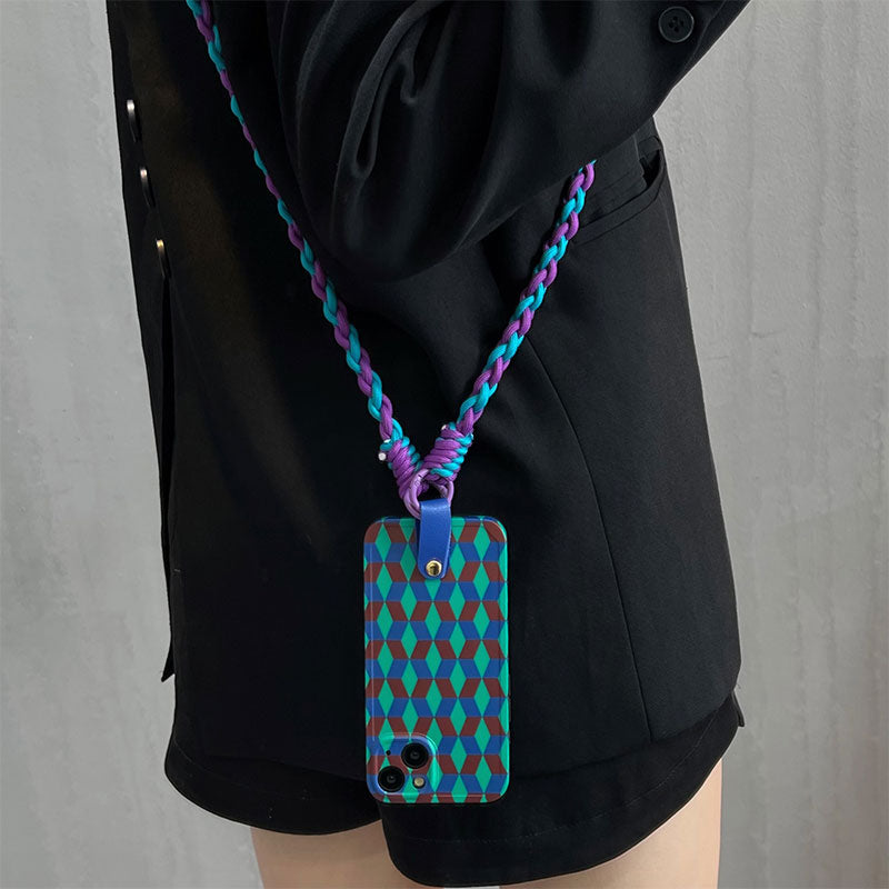 Contrast Braided Bracelet Phone Case