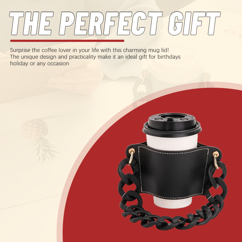 Removable Chain Cup Cover Coffee Cup Cover