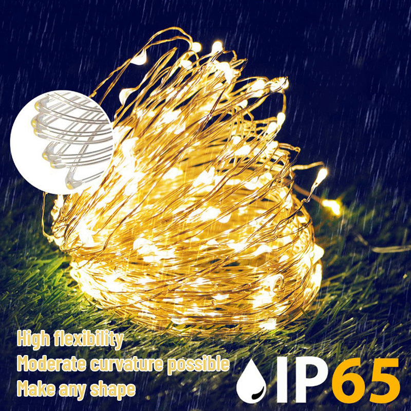 Solar Wine Bottle Stopper Copper Wire Light String