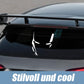 Personalisierte kreative reflektierende Aufkleber（2er-Pack）/Personalized creative reflective car stickers