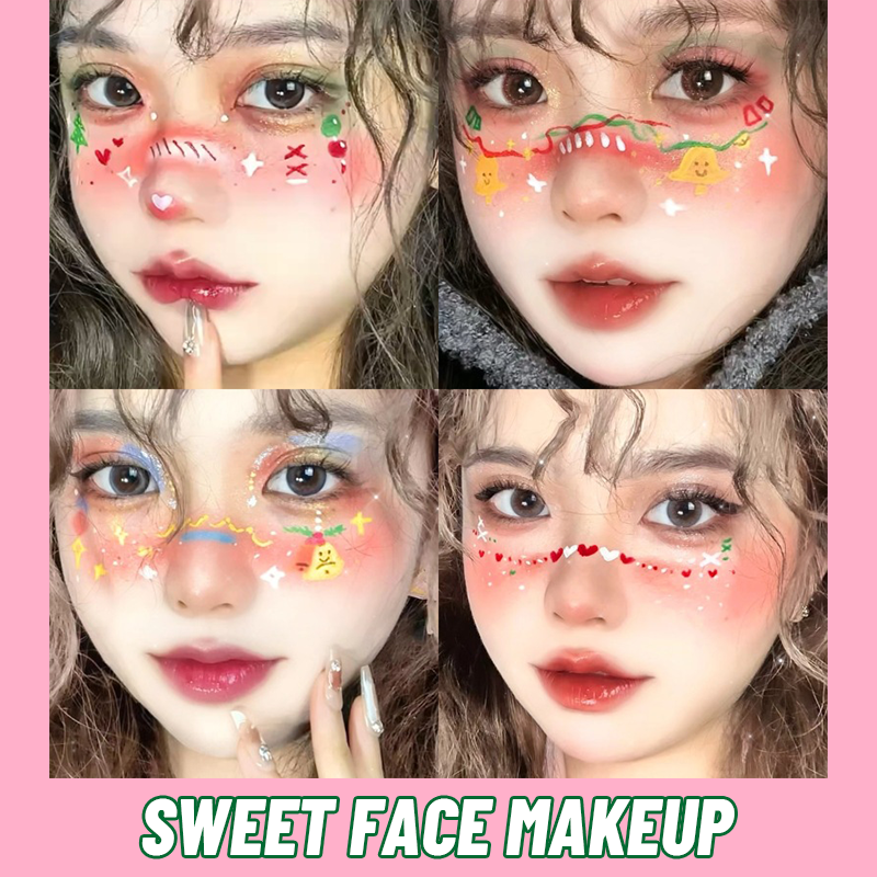 Christmas Makeup Tattoo Stickers