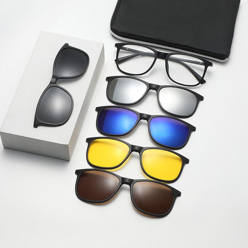 5 In 1 Magnetic Sleeve Sunglasses