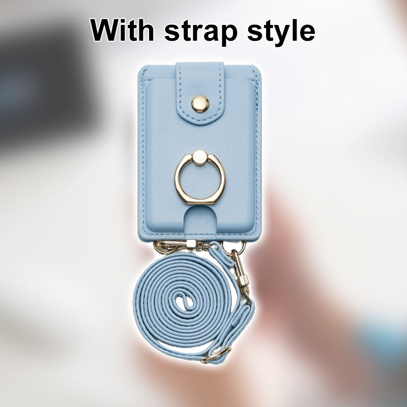 Mobile Phone Card Holder + Shoulder Strap Cord