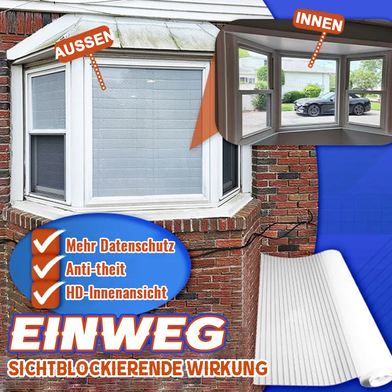Eins-Weg-Imitationsjalousien Sichtschutzfensterabdeckung / One-Way Imitation Blinds Privacy Window Cover