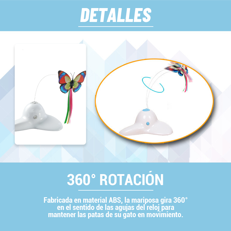 Juguete Eléctrico De Mariposa Para Mascotas./butterfly cat teaser stick