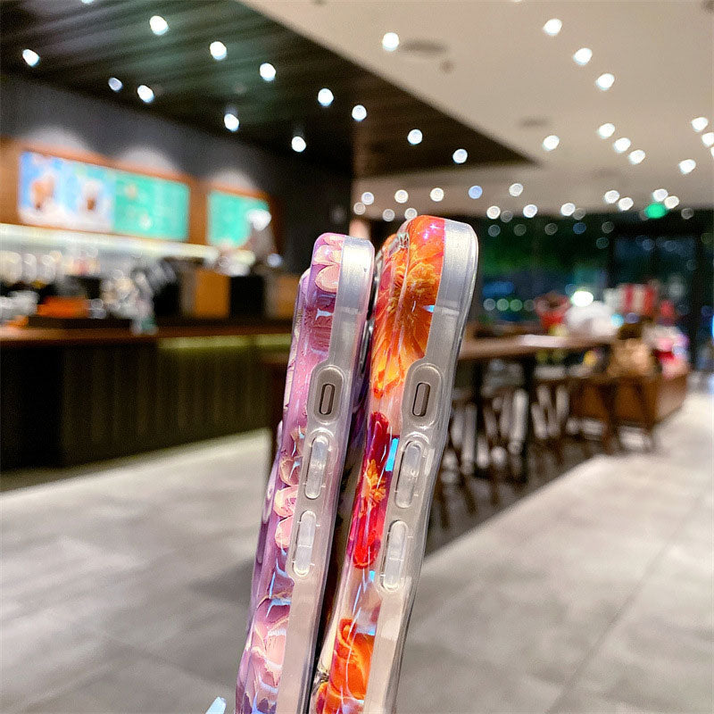 Oil Painting Flower Mobile Phone Case