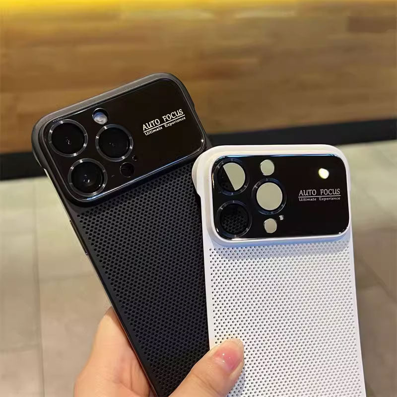 Frameless Mobile Phone Case With Cooling Holes