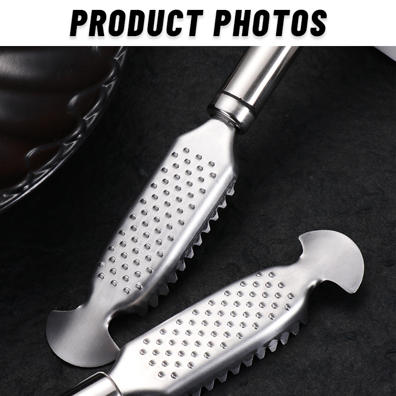 Grind Fish Scales With Ginger