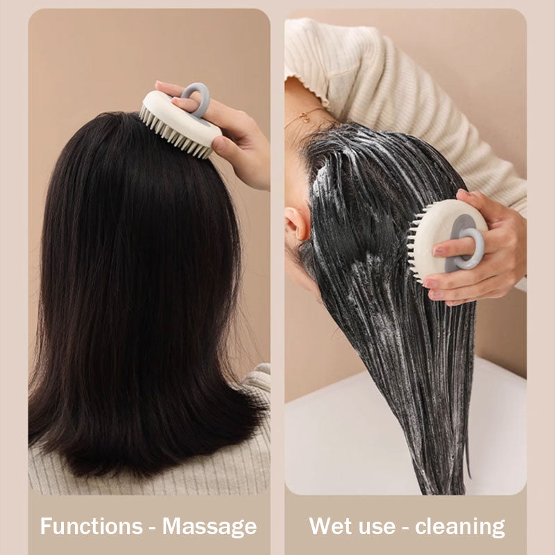 Silicone Shampoo Brush Massage Comb