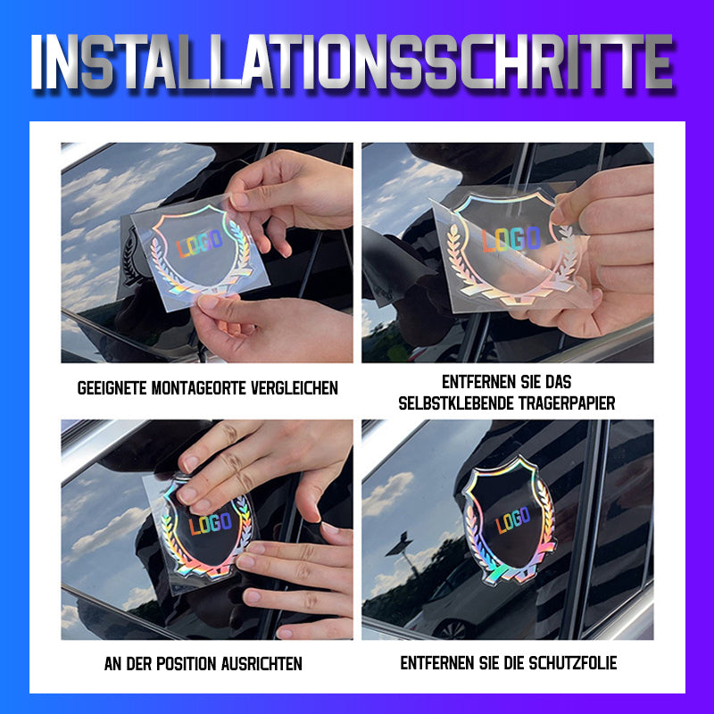 Galvanische Autoaufkleberdekoration