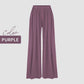 Ladies Elastic Waist Wide Leg Pants