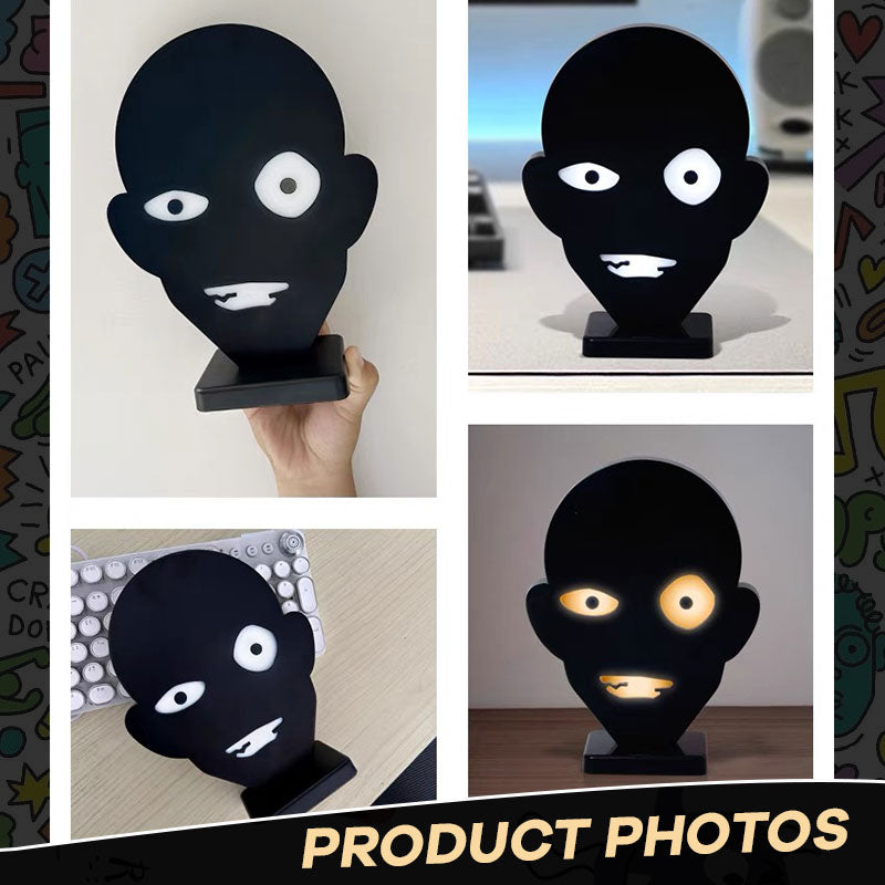 Black Man Night Light-🌙 Light up your night in style!