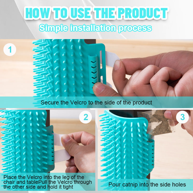 Corner Hair Rubbing Device For Pet Cats（Does Not Contain Catnip）