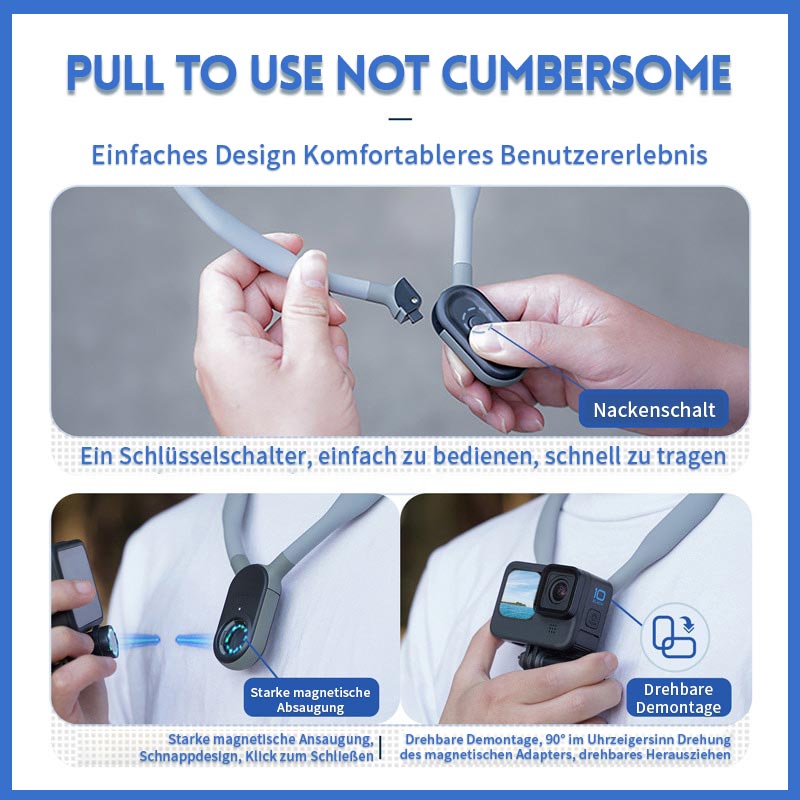 U-förmige Nackenhalterung für Sportkamera/U-shaped neck mount for sports camera