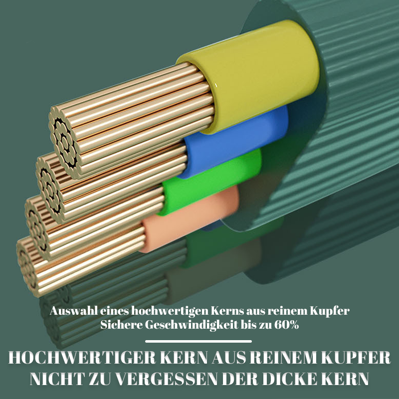 Teleskopierbare ein bis drei Datenkabel/Three-in-one retractable data cable