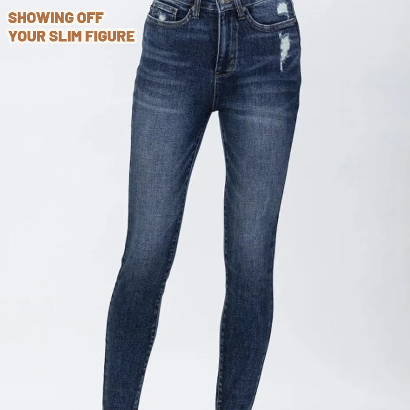2023 High Elastic Slim Fit Jeans