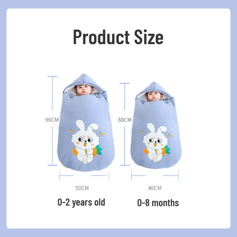 Children's Cute Winter One-Piece Sleeping Bag
