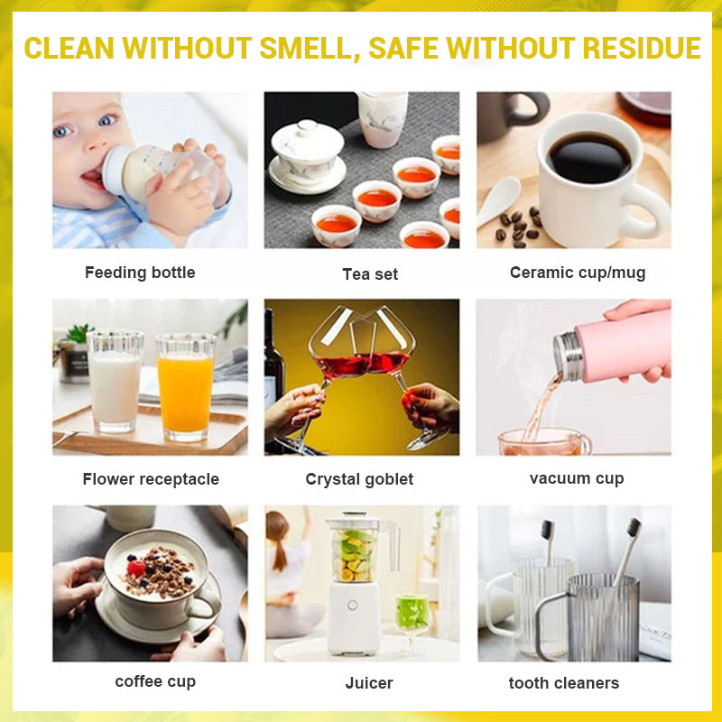 Decontamination And Descaling Effervescent Tablets