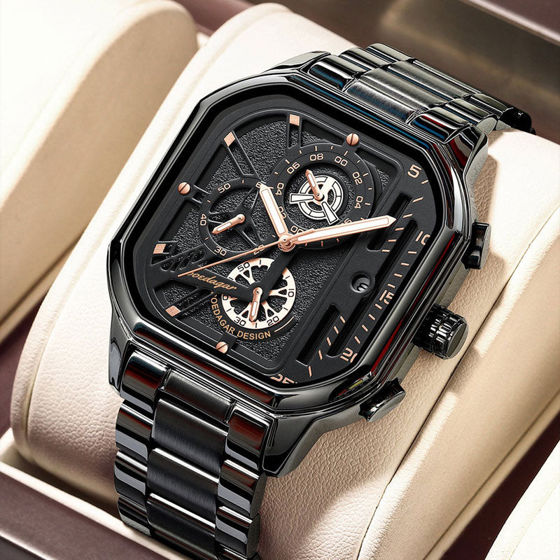 Men's Waterproof Luminous Multifunction Watch