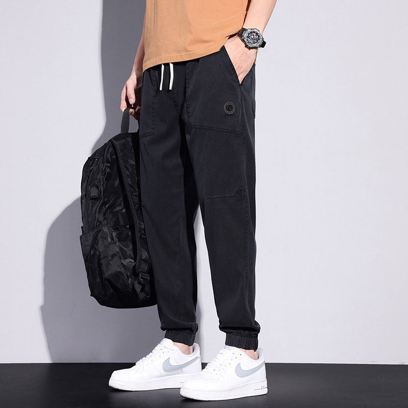 Men'S Summer Thin Casual Beamed Jeans