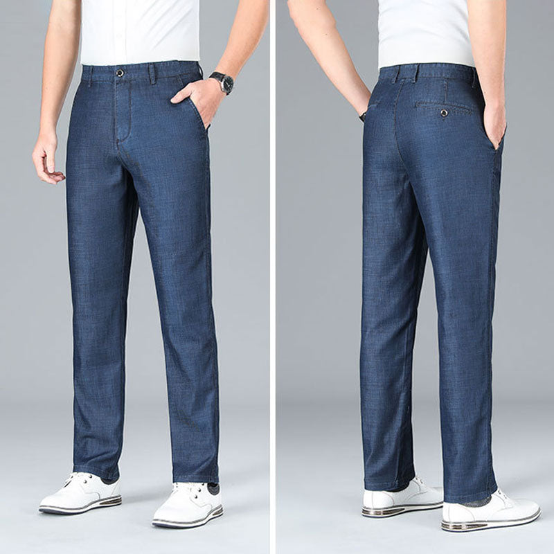 Men'S Straight Leg Loose Jeans