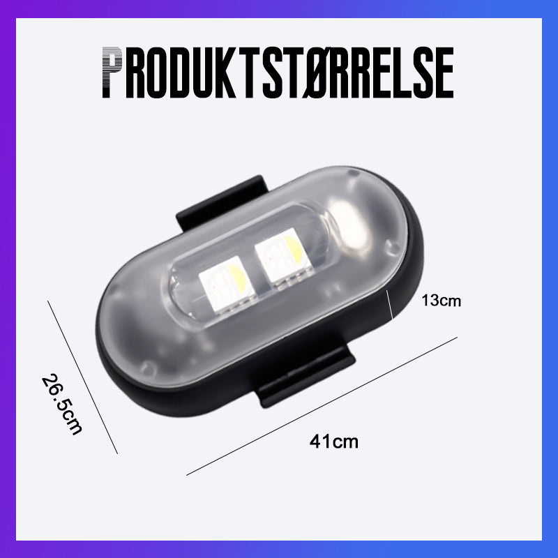 Bilfarve Blinkende Advarselslys