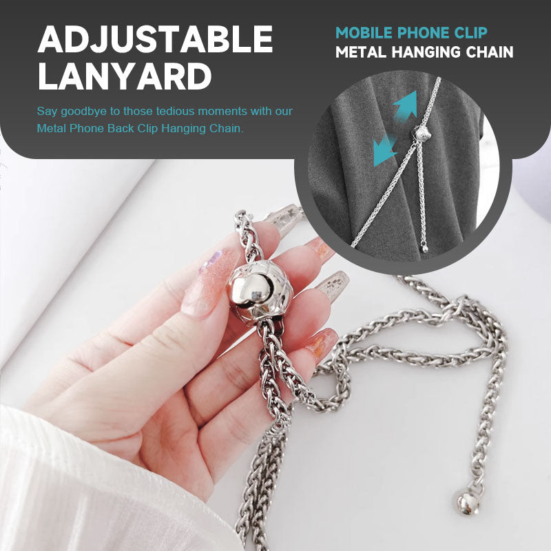 Mobile Phone Clip Metal Hanging Chain