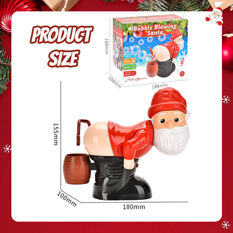 Funny Santa Bubble Machine