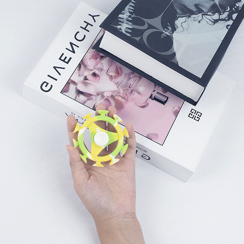 Silicone Decompression Suction Cup Fidget Spinner