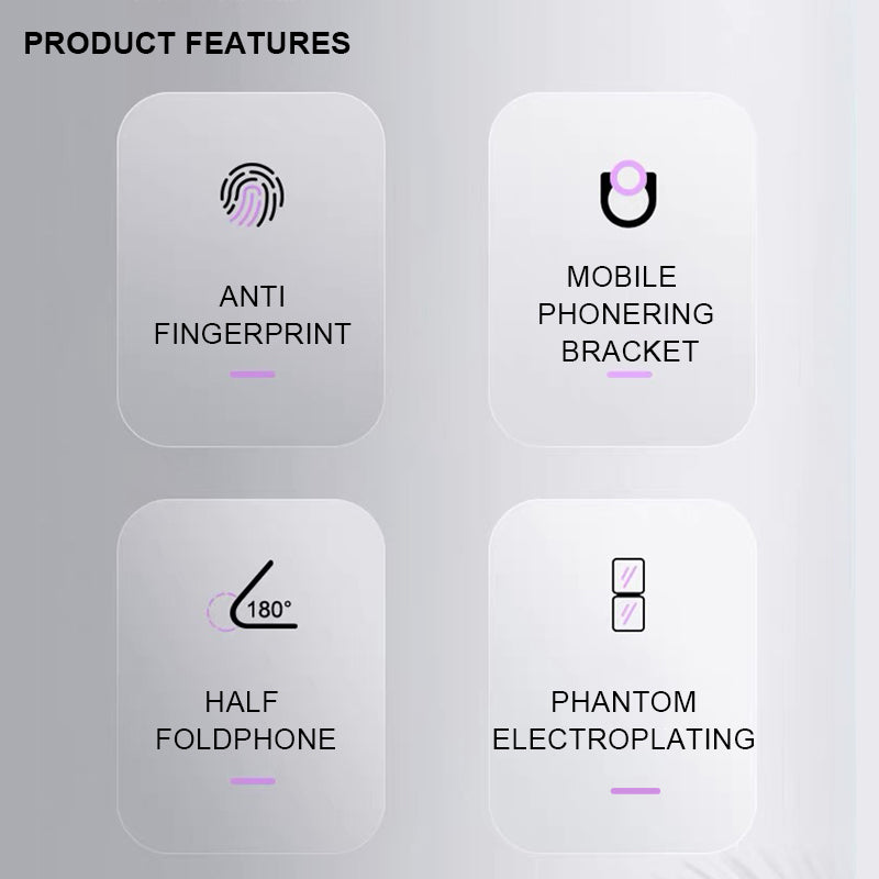 Finger Ring Leather Phone Case