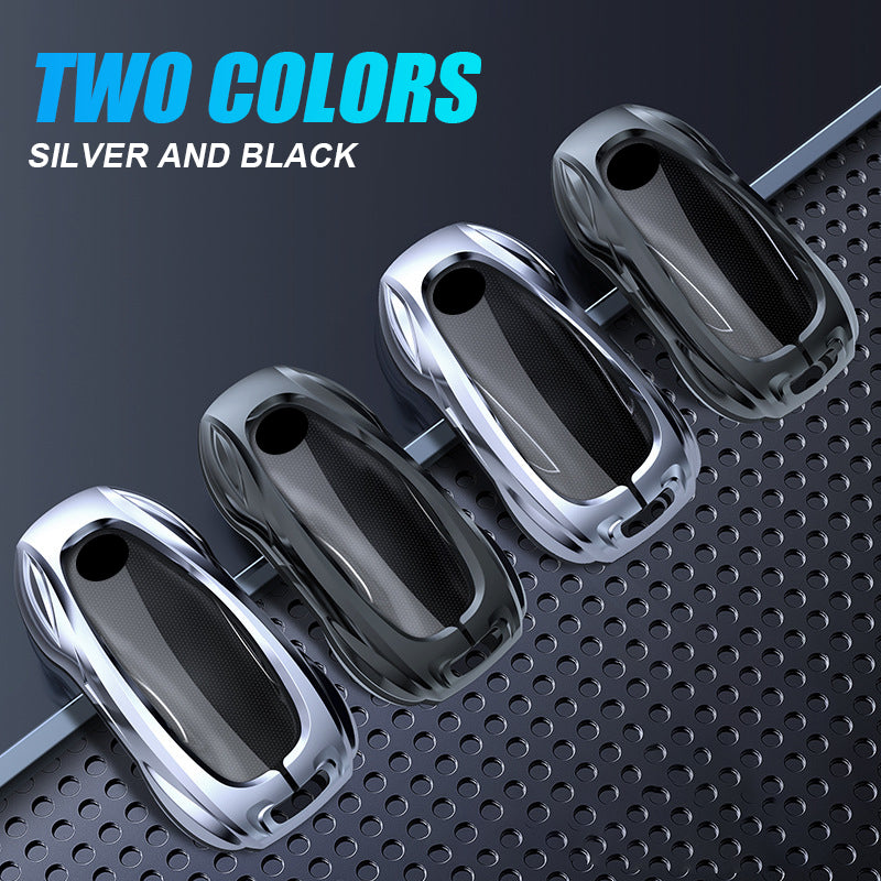 For Tesla Model 3/Y/S Car Metal Sports Car Key Case