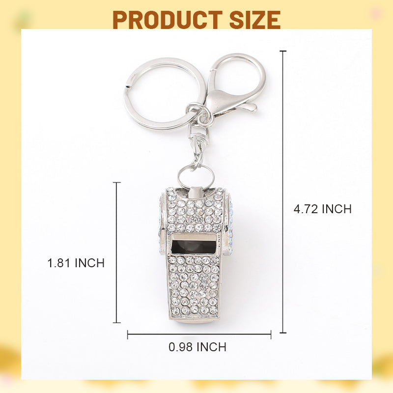 Diamond Whistle Key Pendant